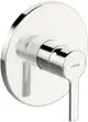 HANSA-Einhebelmischer-Fertigmontageset-fuer-Brausebatterie-HANSARONDA-8386-Rosette-rund-Chrom-83869573 gallery number 1